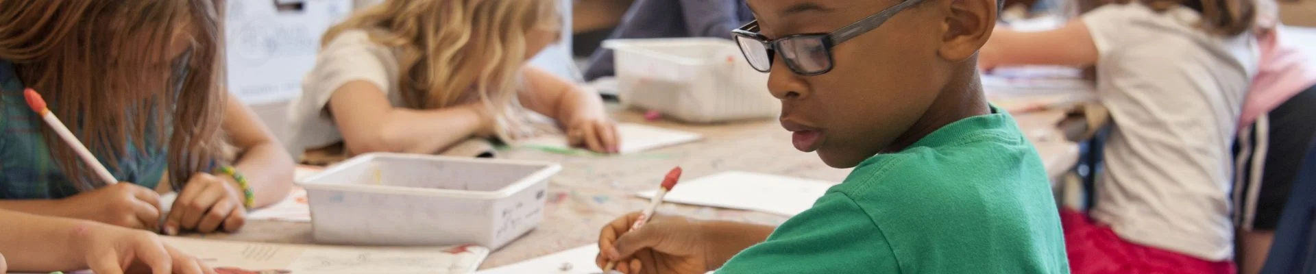 Children drawing